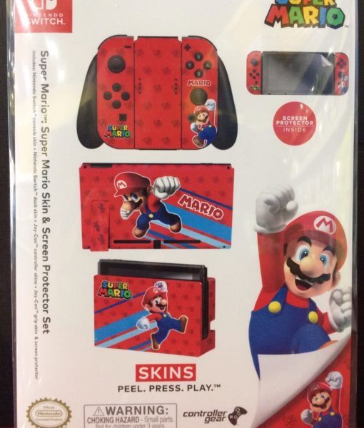 NSW item Skins Mario SuperMario Rojo 5 piezas CGEAR NSW item Skins Mario SuperMario Rojo 5 piezas CGEAR