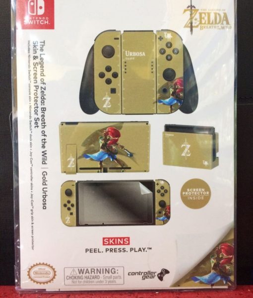 NSW item Skins Zelda Gold Urbosa 5 piezas CGEAR NSW item Skins Zelda Gold Urbosa 5 piezas CGEAR