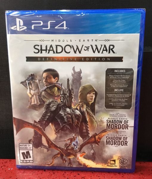 PS4 Middle Earth Shadow of War Definitive game