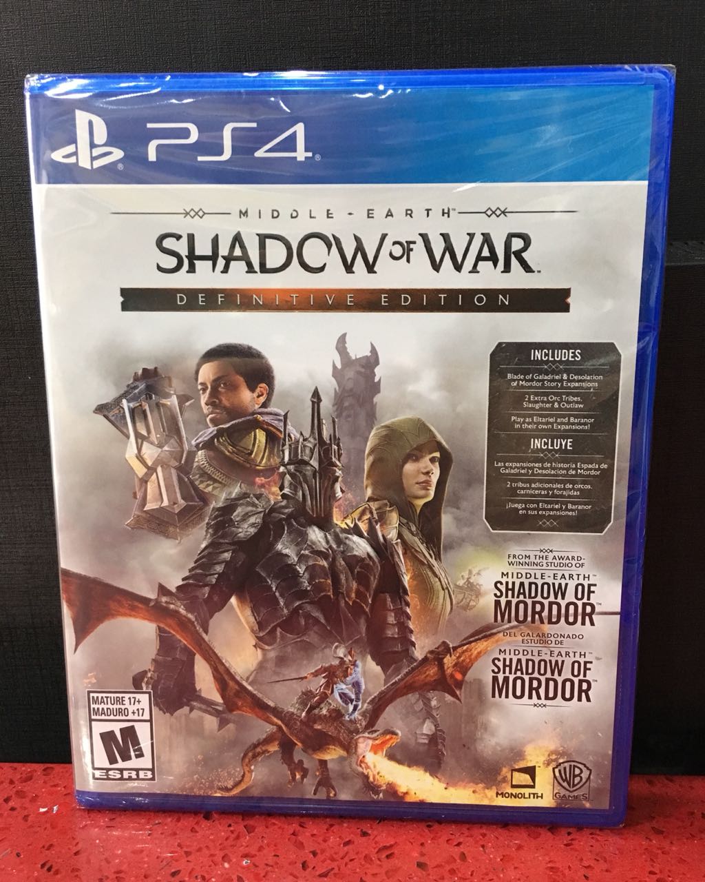 Shadow of war definitive deals edition ps4