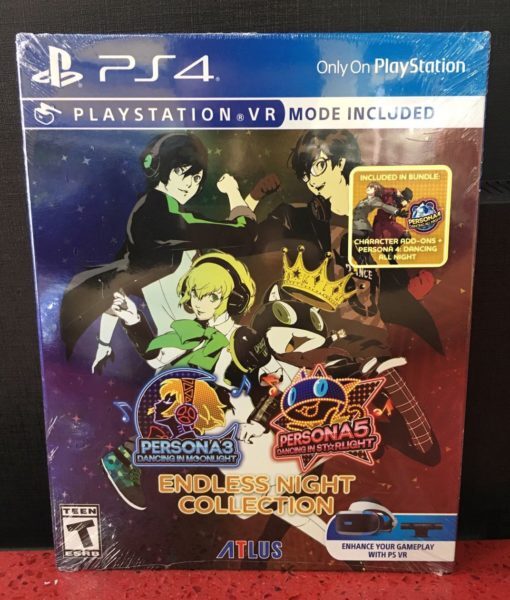 PS4 Persona 3 and 5 Endless Night Collection game