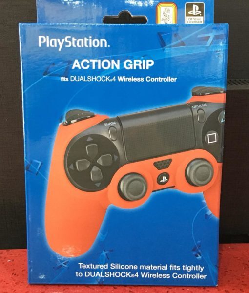 PS4 Item Skin-Forro de Silicone Control Naranja
