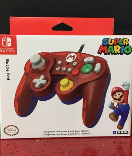 NSW item Control Alambrico USB Battle Pad MARIO HORI