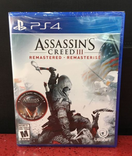 PS4 Assassins Creed III Remastered game