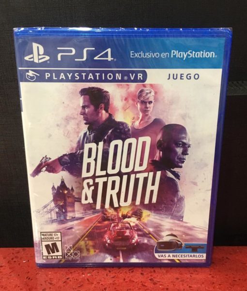 PS4 Blood and Truth VR game