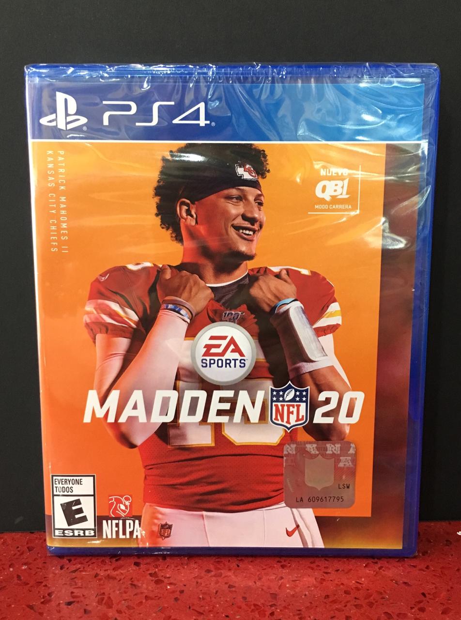 madden nfl 20 for ps4