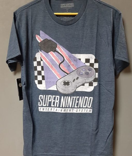 Camisa Gris Super Ness Controller