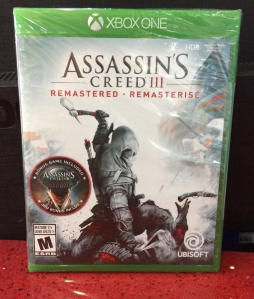 Xone Assassins Creed III Remastered game Xone Assassins Creed III Remastered game