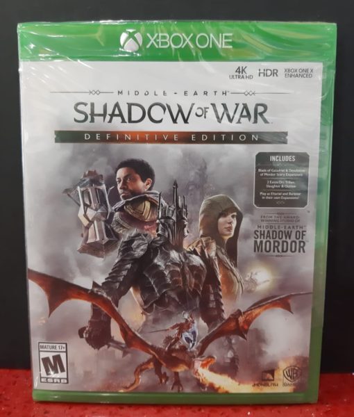 Xone Middle Earth Shadow of War Definitive game