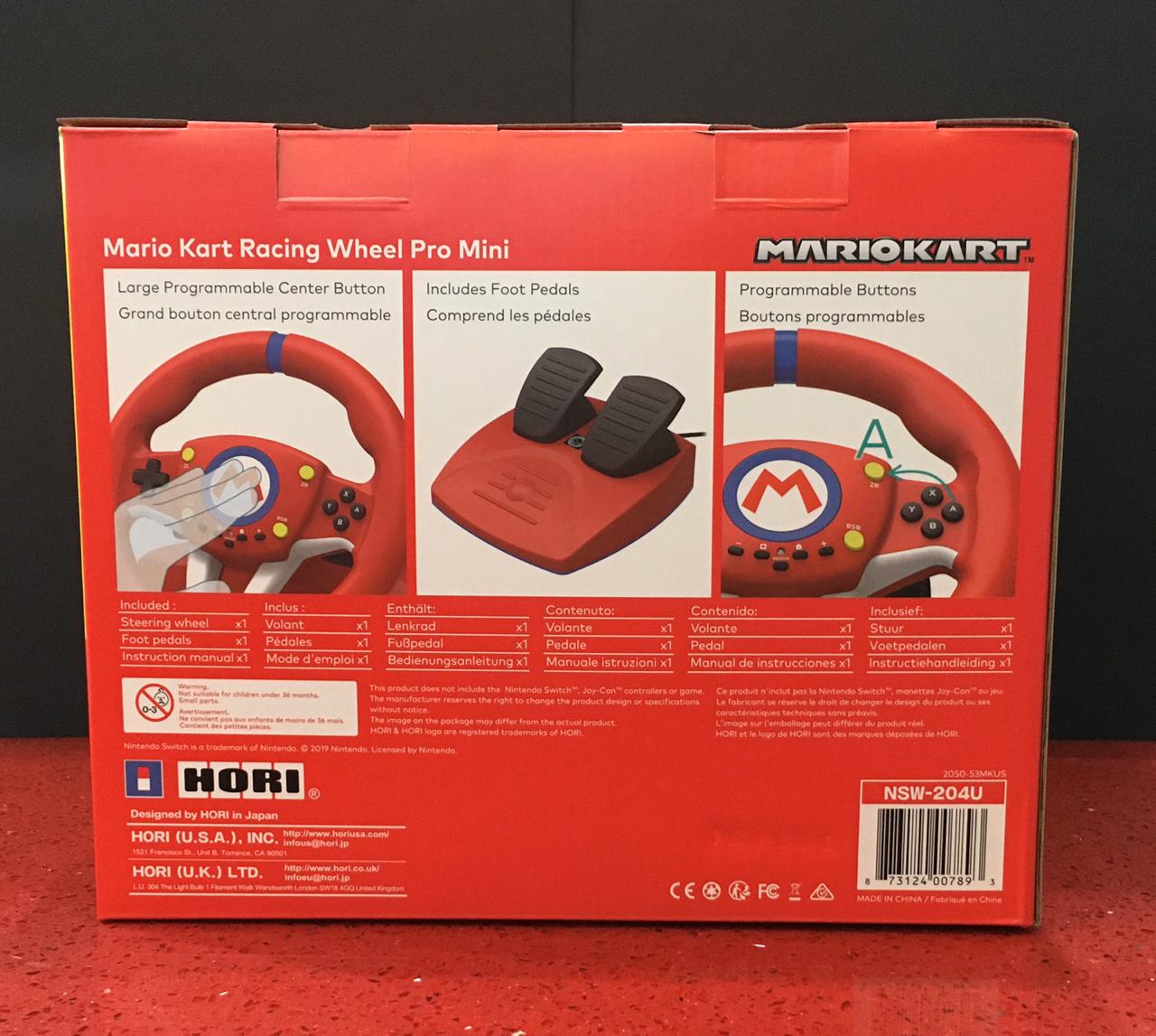Hori Mario Kart Racing Wheel Pro Mini - Nintendo Switch - Lenkrad und  Pedale 873124007893
