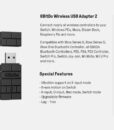 NSW item Adaptador Bluetooth pControl PS4 8bitDo__