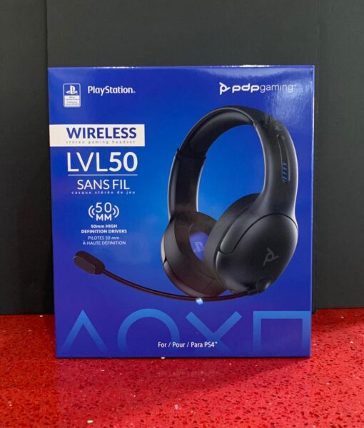 PS4 item Headset Wireless Lvl50 Negro PDP