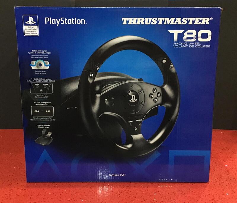PS4 Control Wheel/Timon T80 Racing Thrustmaster GameStation