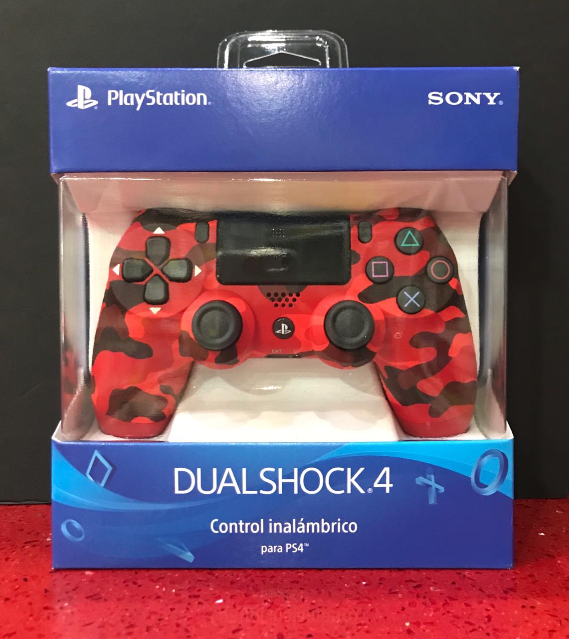 Mando PS4 Sony Dualshock 4 Rojo Almacenes Tropigas El Salvador
