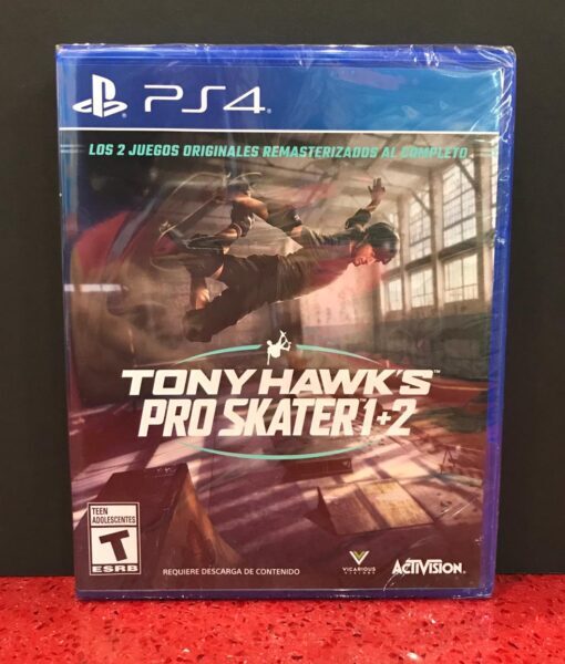 PS4 Tony Hawks Pro Skatere 1+2 game
