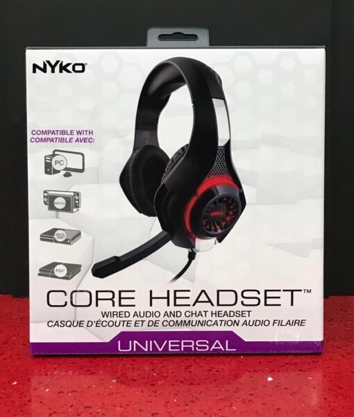PS4 item Headset alambrico Core Negro Led NYKO