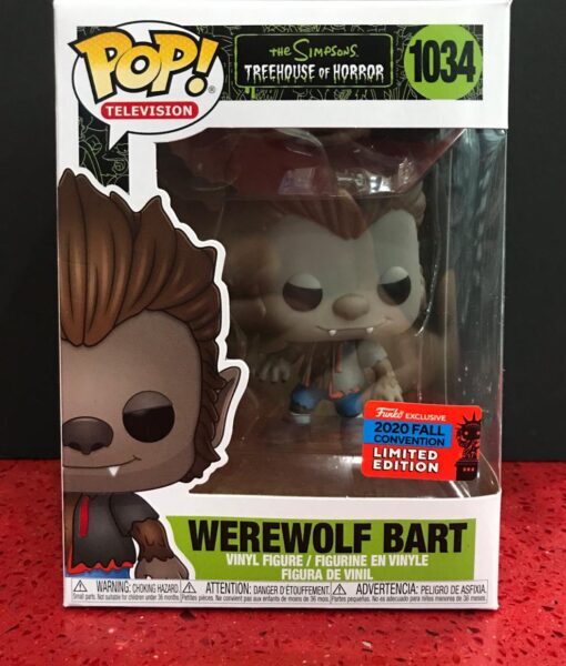 Funko Pop Figure Simpsons Werewolf Bart 1034
