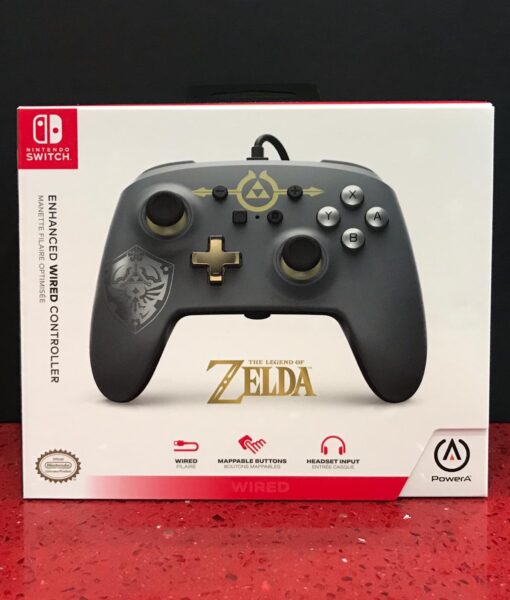 NSW item Controller Alambrico Zelda Gris PowerA