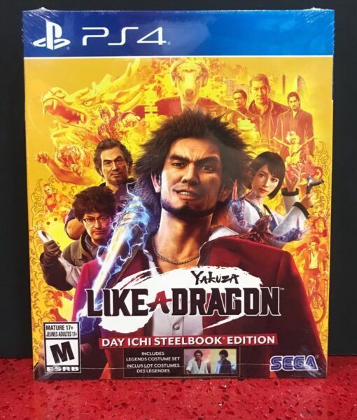 PS4 Yakuza Like A Dragon game