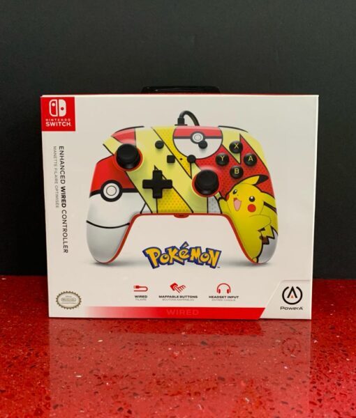 NSW item Controller Alambrico Pikachu Pop PowerA NSW item Controller Alambrico Pikachu Pop PowerA