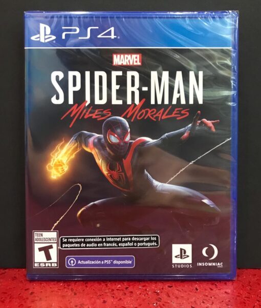 PS4 Marvel Spiderman Miles Morales game