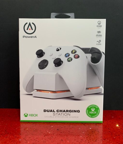 XBX item Cargador Dual Station BLANCO PowerA