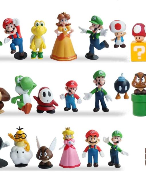 Figuras Mario Bros pack de 6 - Promart