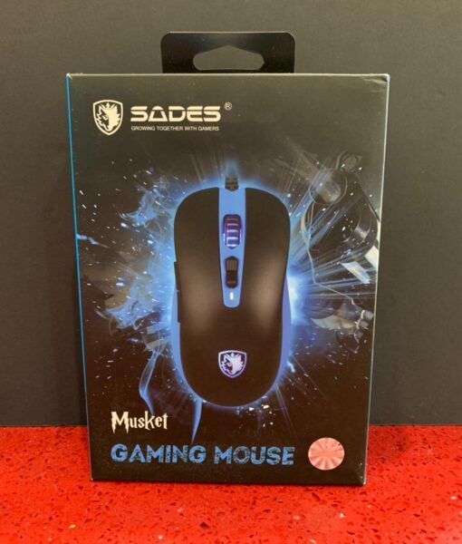PC item Gaming Mouse Musket AZUL BLANCO Sades