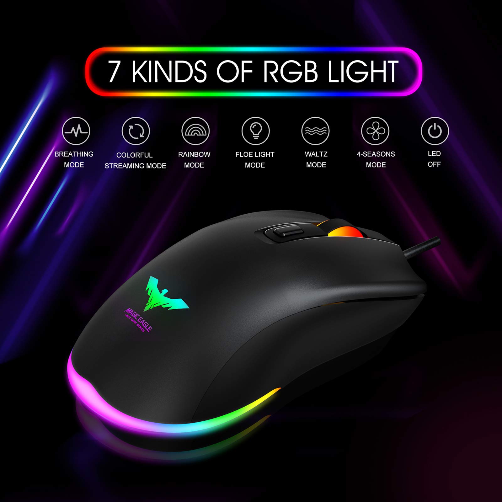 Teclado y Mouse Kit Alambrico RGB Havit – GameStation