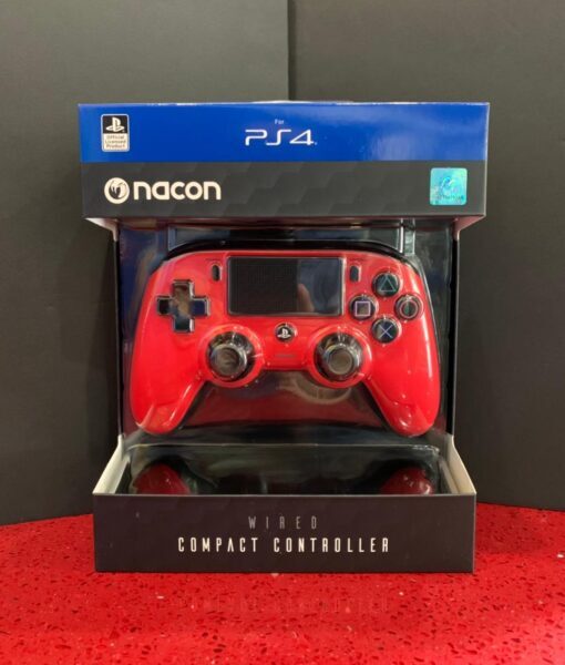 PS4 item Control Alambrico Rojo NACON PS4 item Control Alambrico Rojo NACON