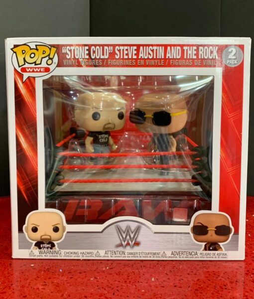Funko Pop Figure W Stone Cold and The Rock
