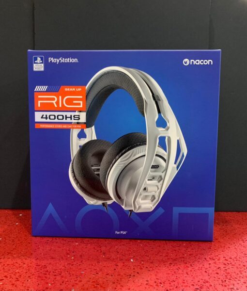PS4 item Headset Alambrico RIG 400HS Blanco Nacon