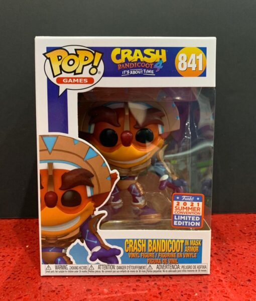 Funko Pop Figure Crash Bandicoot Mask 841 Funko Pop Figure Crash Bandicoot Mask 841