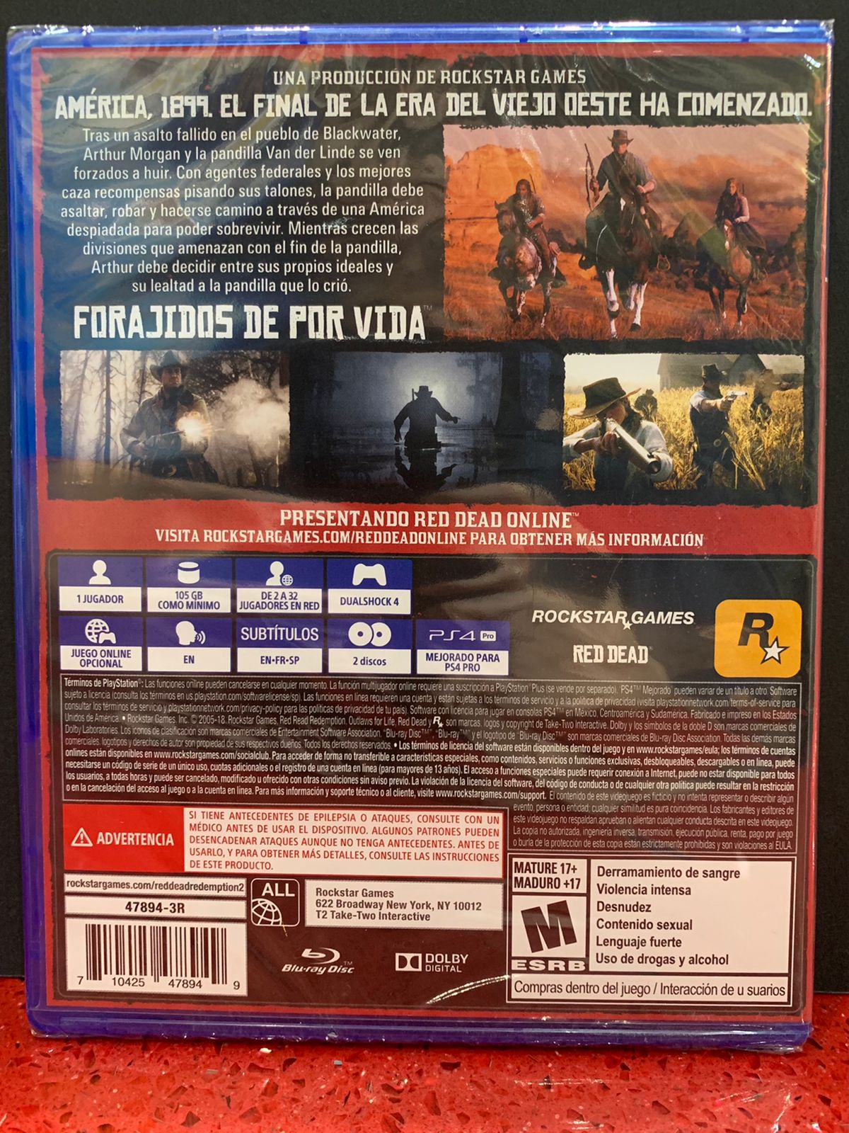 Juego Ps4 Red Dead Redemption 2