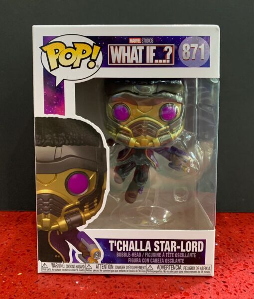 Funko Pop Figura What If Tchalla StarLord 871
