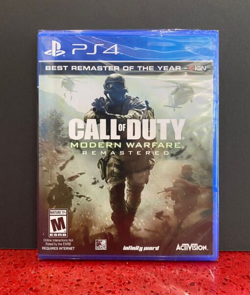 PS4 Call of Duty Modern Warfare Remastered game