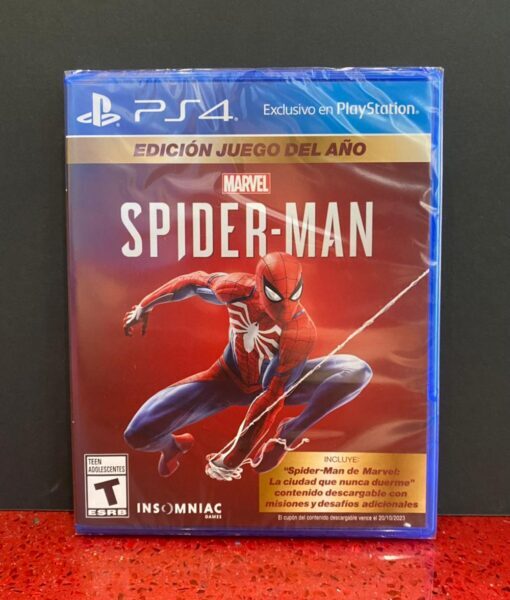 PS4 Marvel Spiderman Game Of The Year