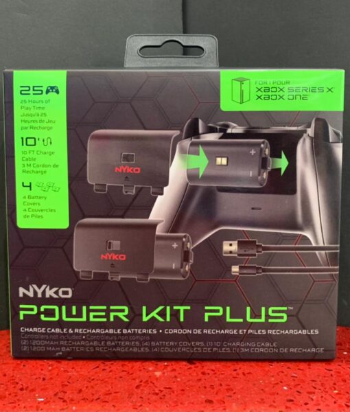 XBX item Cargador Power Kit Plus 2 Batteries NYKO