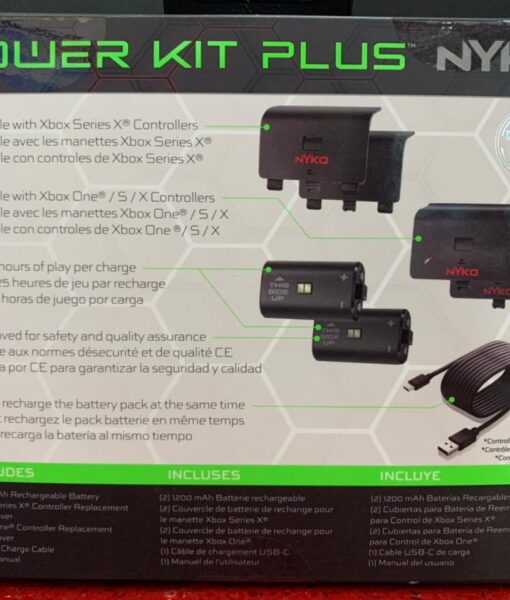 2 Kits Carga Y Juega Para Control Xbox One Batería Tipo C Genérico Tipo C