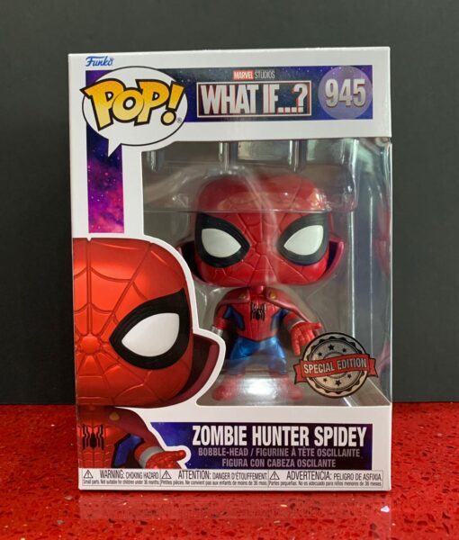 Funko Pop Figura What If Zombie Hunter Spidey 945