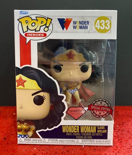Funko Pop Figura Wonder Woman Classic Cape 433