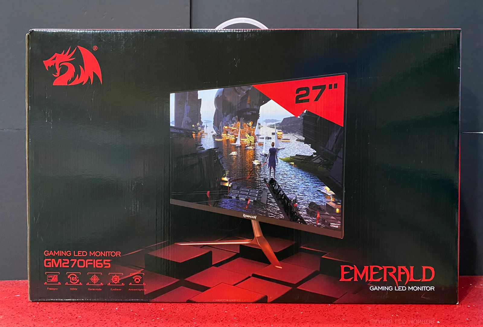 Monitor Gaming 27 pulgadas 165hz 1ms Emerald RED DRAGON – GameStation