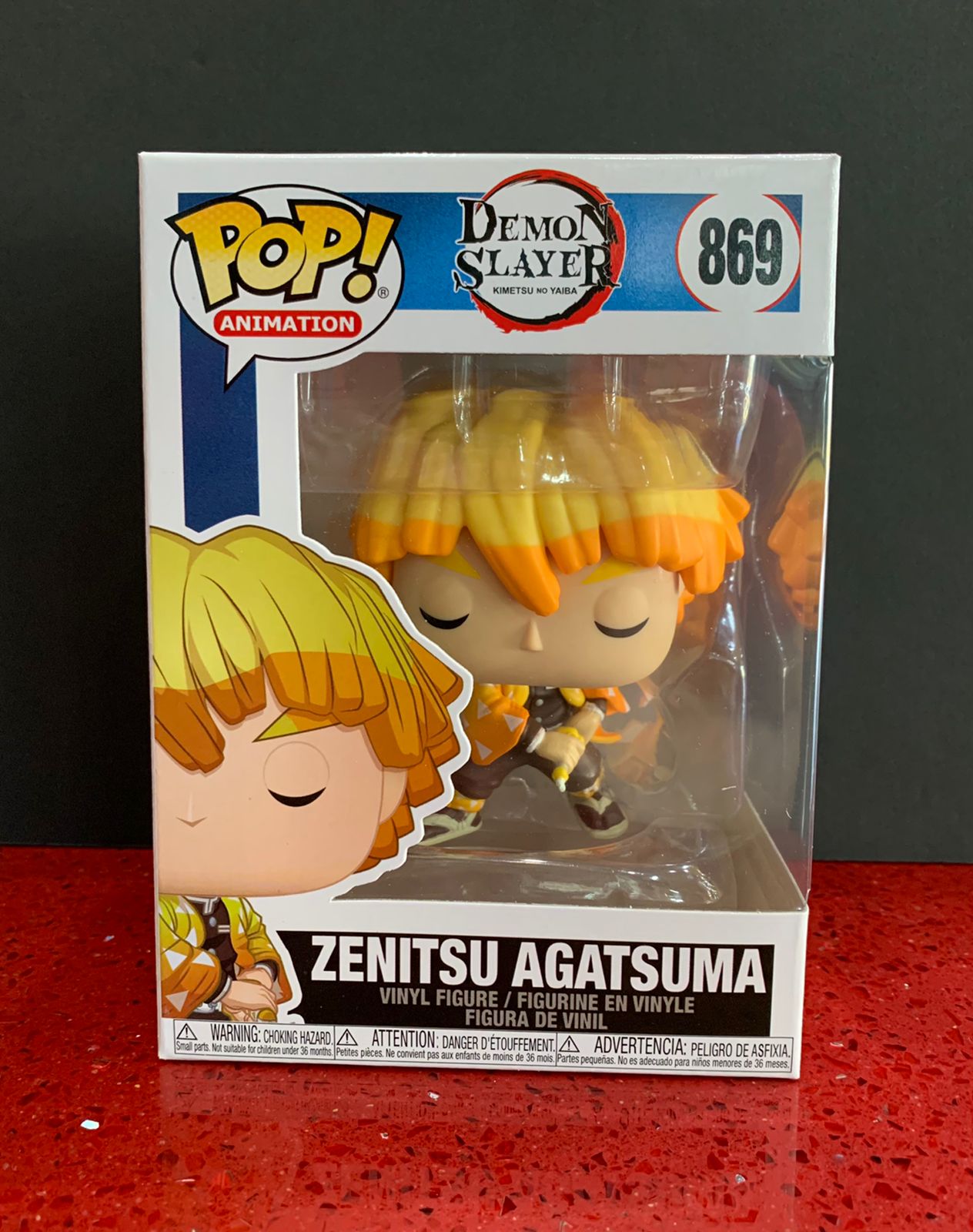 Funko Pop Animação Demon Slayer Zenitsu Agatsuma