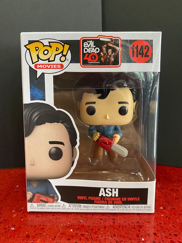 Funko Pop! Movies - Ash Evil Dead 40° Anniversario #1142 Con Proteggiscatola, 9cm