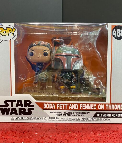 Funko Pop Figura SW Boba Fett and Fennec Thron 486