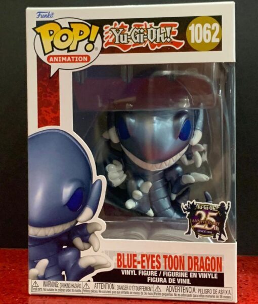 Funko Pop Figura YuGiOh Blue Eyes Toon Dragon 1062