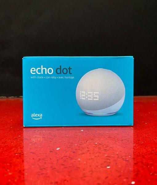 Amazon Echo Dot 5 Reloj Alexa Azul Amazon Echo Dot 5 Reloj Alexa Azul