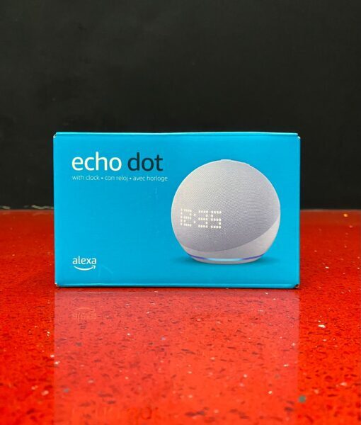 Amazon Echo Dot 5 Reloj Alexa Blanco