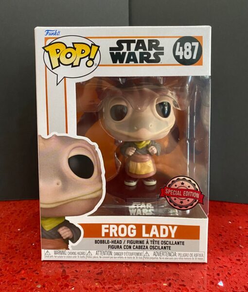 Funko Pop Figura Star Wars Frog Lady 487