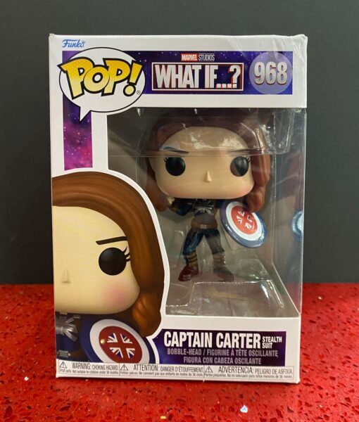 Funko Pop Figura What If Captain Carter Suit 968